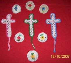 crosses and ornaments
